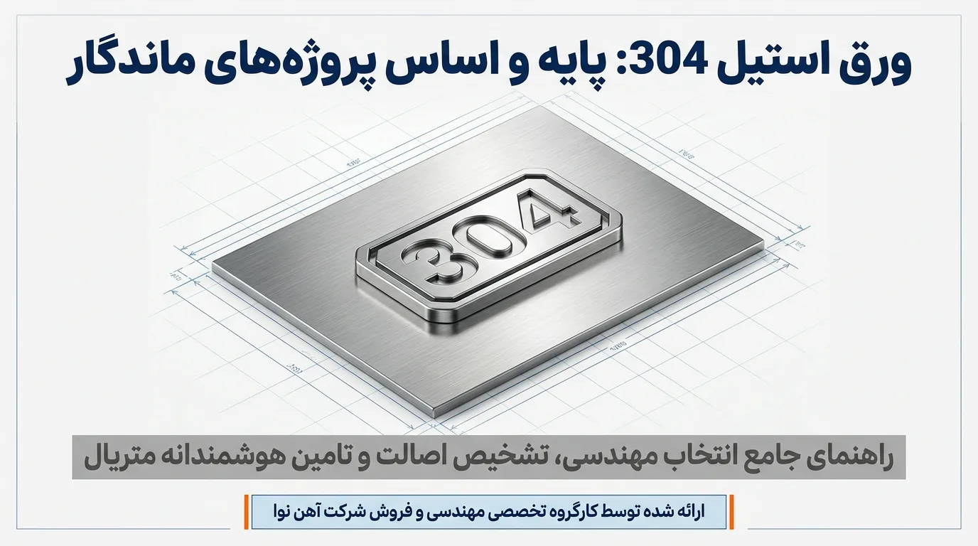 ورق استیل 304
