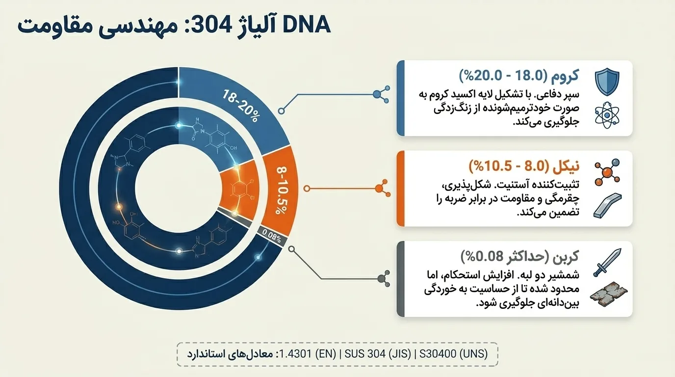 خواص مکانیکی ورق استیل 304
