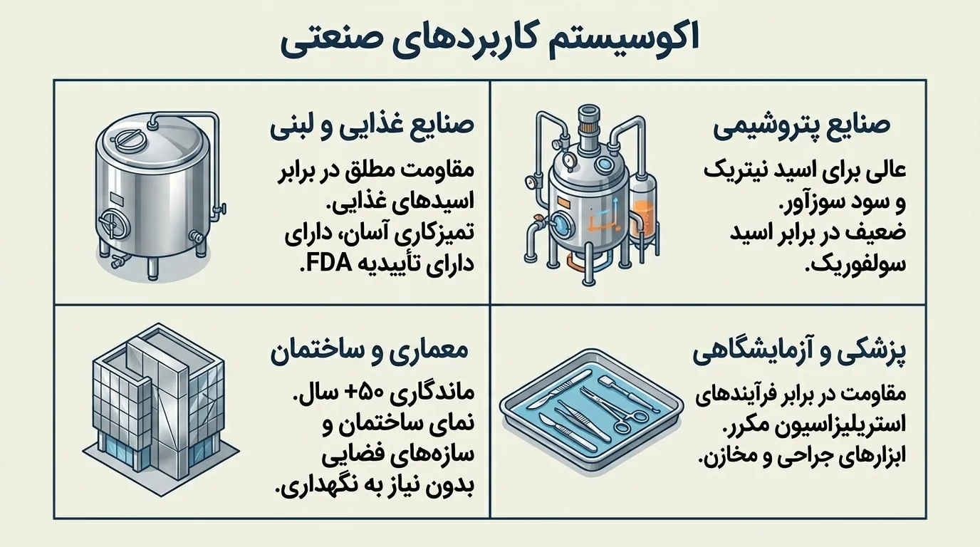 استانداردهای ورق استیل 304
