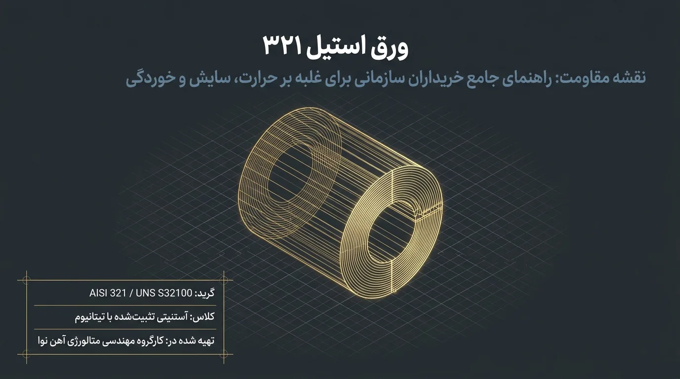 ورق استیل 321