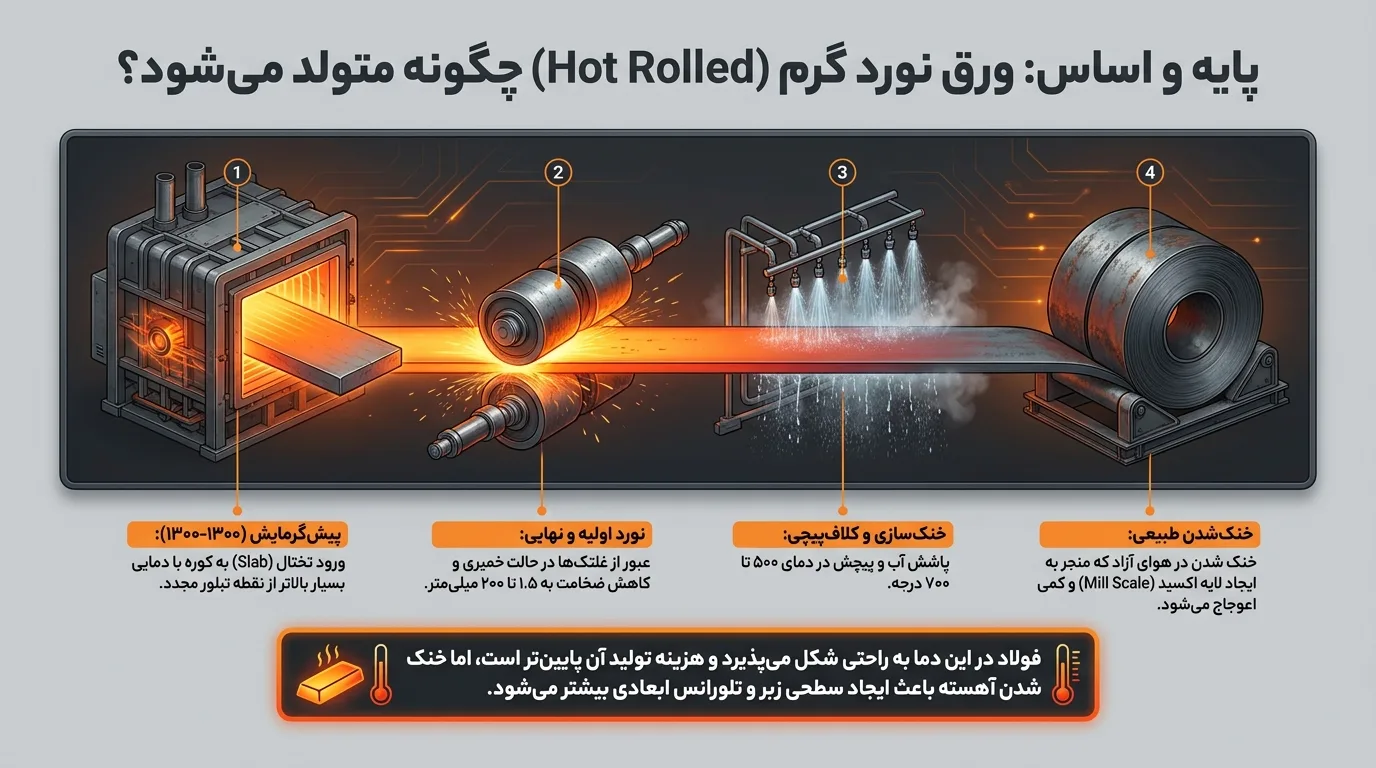 ورق نورد گرم (Hot Rolled Sheet) چیست؟