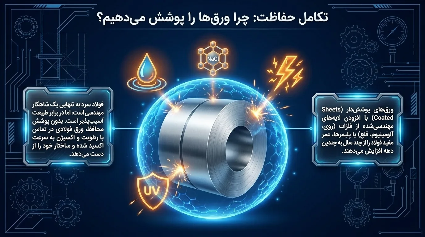کاربردهای ورق سرد و پوشش دار