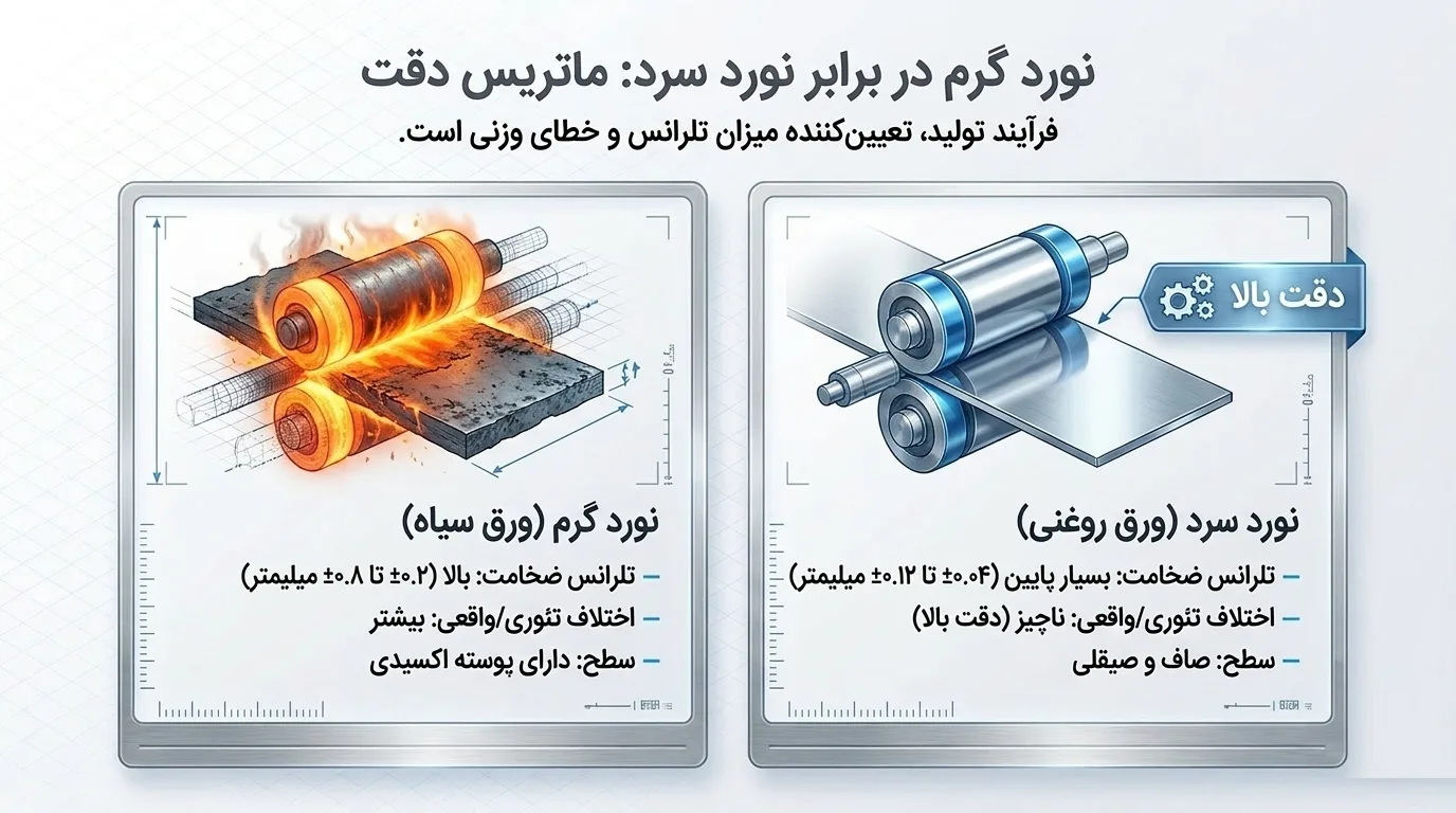 نکات خرید ورق بر اساس وزن