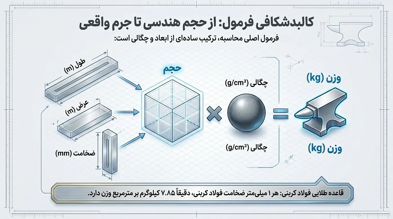 مفاهیم پایه برای محاسبه وزن ورق