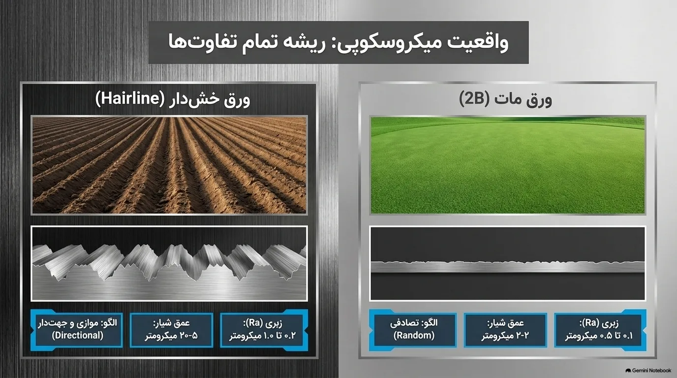 نمایان بودن لک — چشم چه میبیند؟